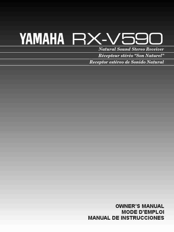 Yamaha Stereo System RX-V590-page_pdf